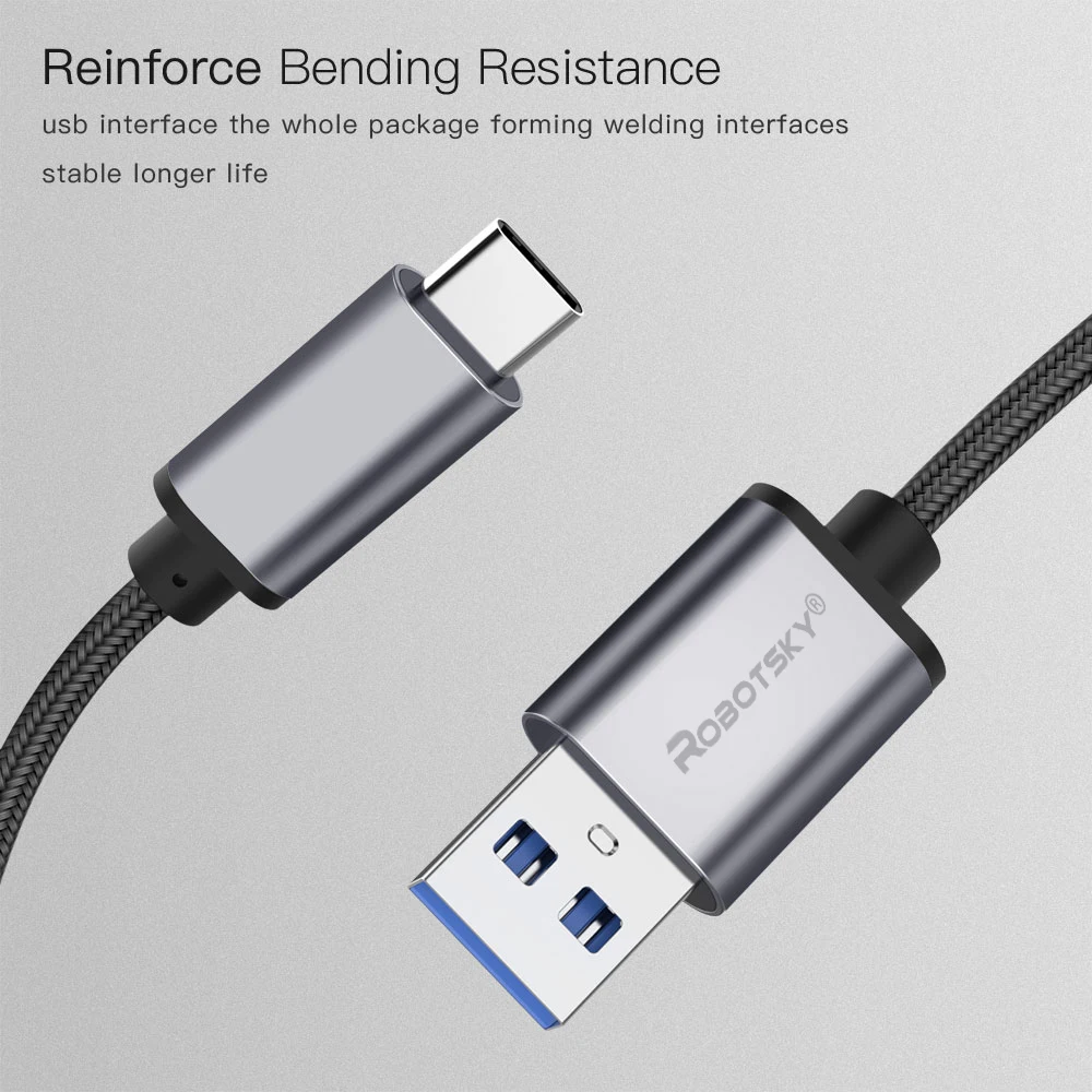 USB نوع C سريع شحن نوع-c 3.1 البيانات الحبل الهاتف المحمول usb c كابل لسامسونج S9 S8 ملاحظة 9 8 ل huawei Xiaomi mi8 mi6 A2