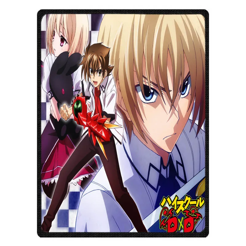 Custom High School Dxd Throws Flannel Blanket For Air/sofa/bedding