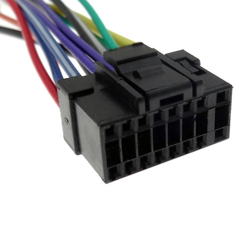 16 контактный разъем Biurlink ISO Din автомобильный радиоприемник жгут проводов Кабель