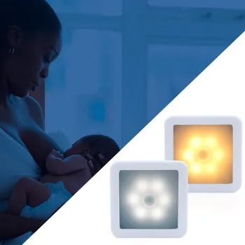 

IR Motion Sensor +Light Control LED Wall Light Battery Operated Night Light LED Lamp For Home Hallway Pathway Staircase Corridor