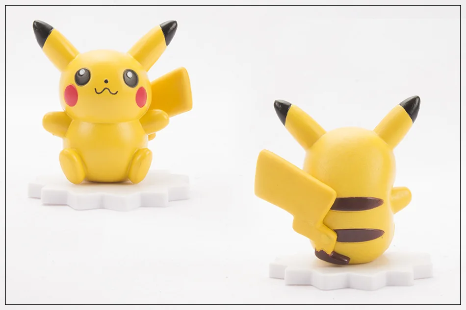 Аниме Pokeball 6 шт./компл. милый Bulbasaur Charmander Mewtwo Eevee ПВХ фигурка модель игрушки|Игровые