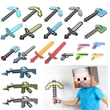 Engraçado Brinquedos Arma Arma Espada Picareta Minecraft Minecraft Jogo Props Modelo Figuras de Ação Brinquedos para Crianças Brinquedos para Crianças Presente # E