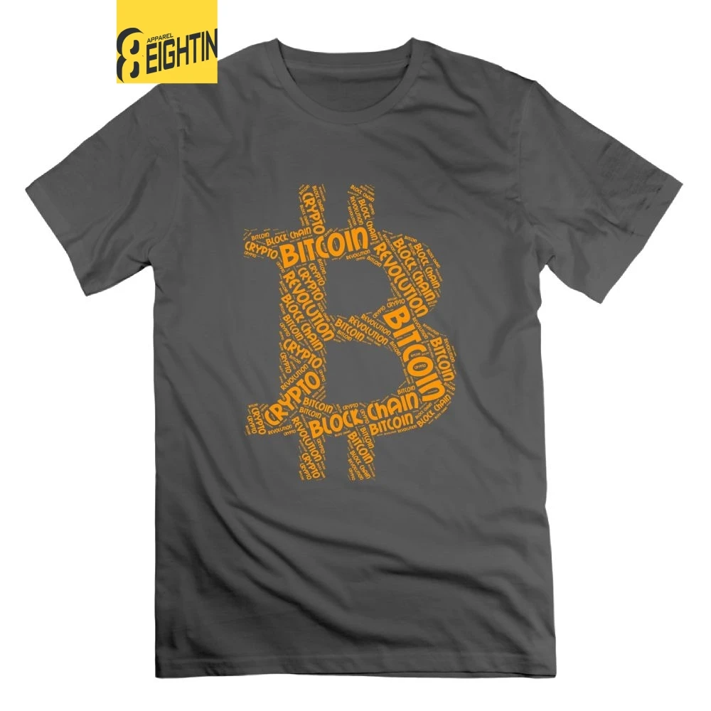 Bitcoin Revolution Block Chain Crypto Word T Shirt Cryptocurrency Crew Neck T-Shirts Plus Size Tees 100% Cotton Men Bitcoin Revolution Block Chain Crypto Word T Shirt Cryptocurrency Crew Neck T-Shirts Plus Size Tees 100% Cotton Men