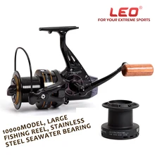 LEO 10000 серия Рыболовная катушка литье глубоководная рыболовная спиннинговая катушка колеса Carretilha de pesca baitcasing molinete катушка