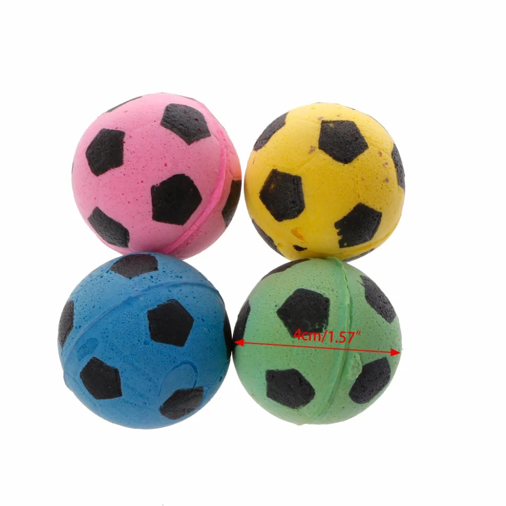20PCS Non-Noise Cat EVA Ball Soft Foam Soccer Play Balls For Cat Scratching Toy