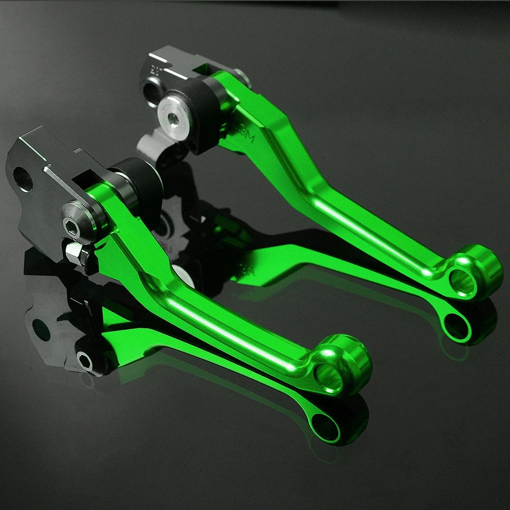 CNC Aluminum Dirt Bike Motocross Pit Bike Pitbike Brake Clutch Levers For Kawasaki KLX450R 2008-2009 klx 450r