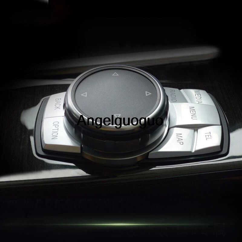 Angelguoguo Car Multimedia key Buttons Decorstion cover Trim Sticker For BMW 1 3 4 5 7 Series X1 X3 X4 X5 X6 E60 E90 GT