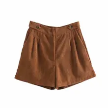 Модные женские Qujing 38-8023 европейские и американские модные вельветовые повседневные штаны на пуговицах