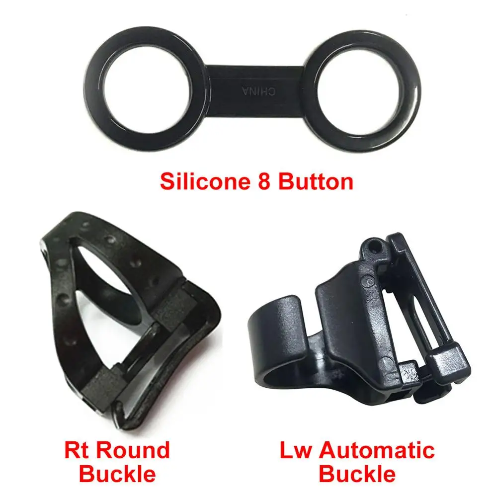 

Clip Quick Release Diving Mask Buckle Easy Apply Replacement Snorkel Keeper Strap 8 Shape Breathing Tube Clasp Silicone Retainer