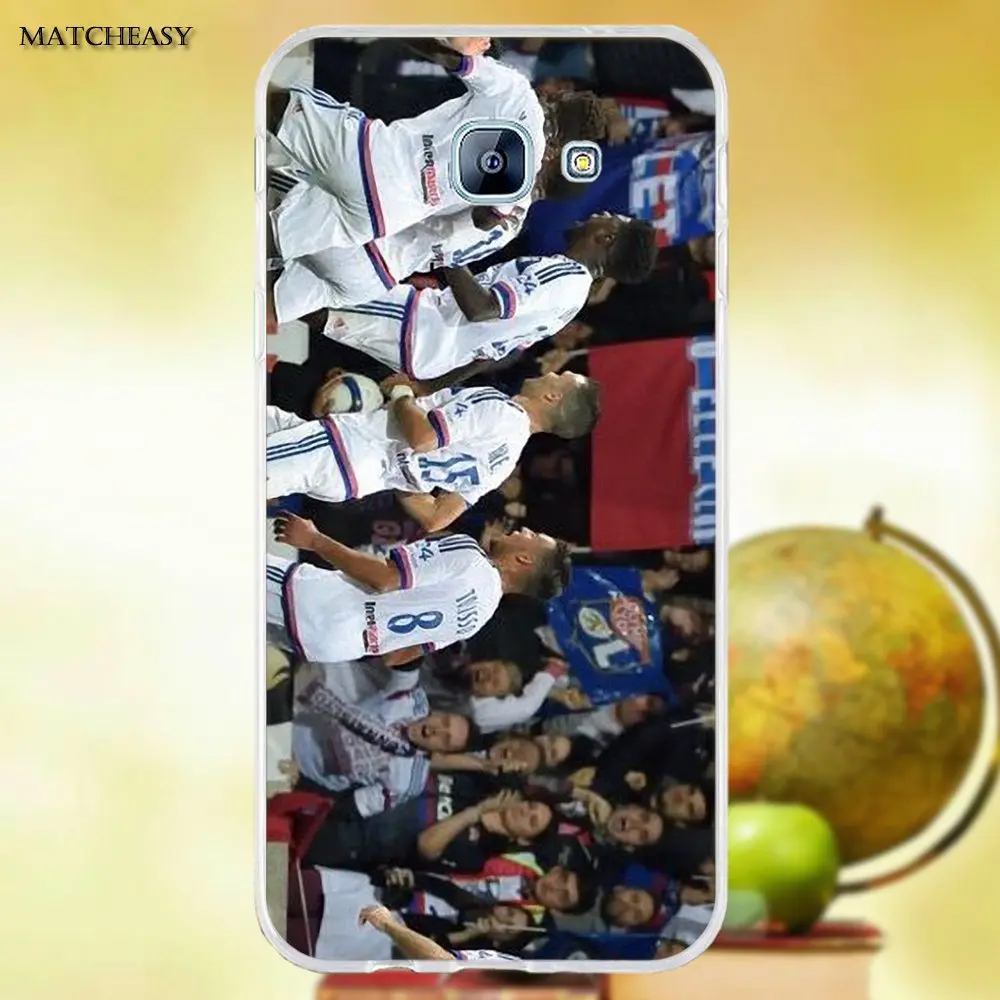 Oedmeb ТПУ оригинал для Samsung Galaxy A3 A5 A7 J1 J2 J3 J5 J7 2015 2016 2017 Ol Lyon Olympique Lyonnais