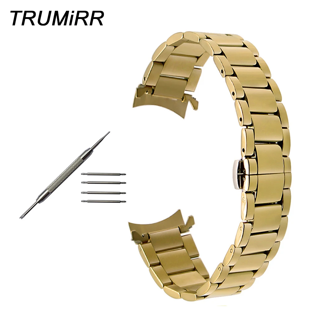 Ремешок из нержавеющей стали для наручных часов Timex изогнутый браслет мужчин и