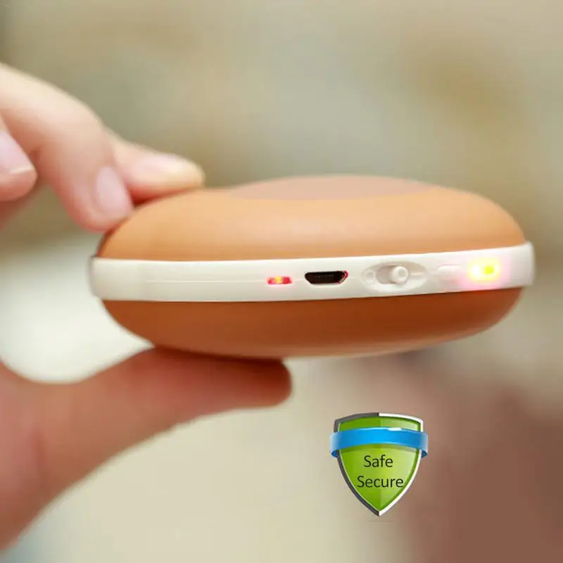 

Mini 5V USB Rechargeable Hand Warmer Bear Paw Pocket Hand Warmer Power Bank External Charge Heater Christmas Gift 5000 MAh