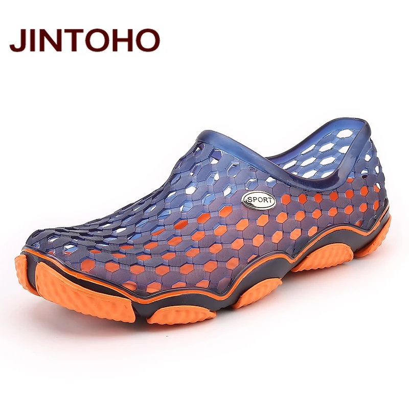 

JINTOHO Unisex Sandals Summer Beach Shoes Fashion Water Shoes Breathable Aqua Shoes Plastic Sandals Beach Men Shoes