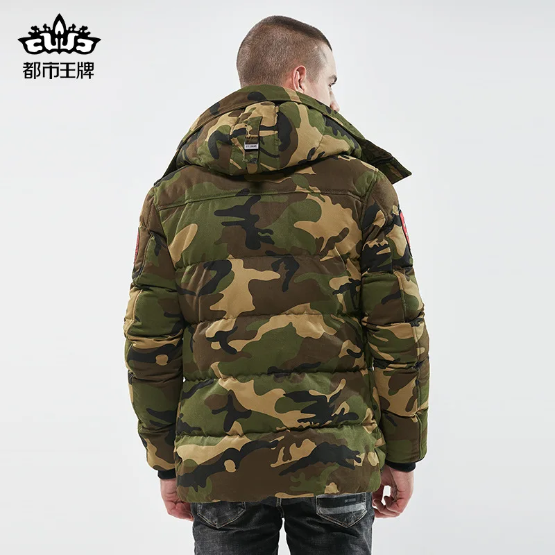 Парка мужские зимние куртки хлопковые Chaquetas Hombre камуфляжное пальто мужские s повседневные камуфляжные мужские s куртки-20 градусов пальто
