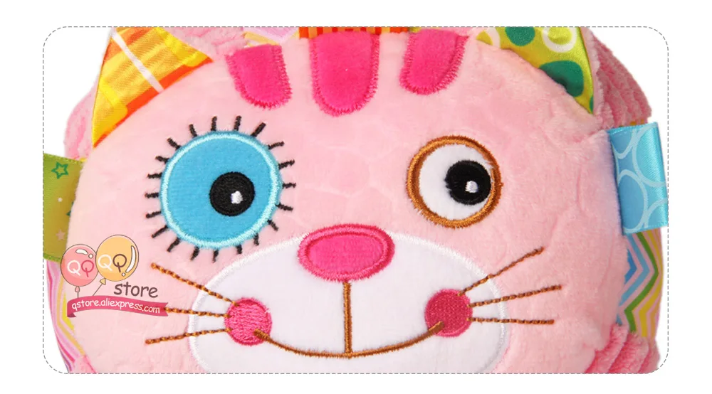 Jollybaby плюшевые мягкие детские шарики развивающие игрушки мягкие животные погремушка комфорт обучения чувство для детей 0-12 месяцев подарок