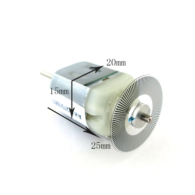 Новый DIY кодер скорости 130 DC 3V -6V 2300rpm Мотор Двойной Вал углеродистая щетка мотор |