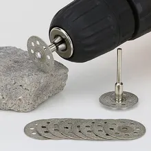 12pcs/lot Mini Circular Saw Cutting Disc Power Tool Diamond Grinding Wheel Abrasive Disc for Dremel Accessories Rotary Tools abrasive mounted stone points electric grinding accessories polishing head wheel tool for dremel rotary power tools