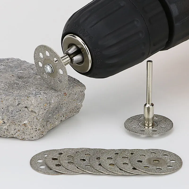  12pcs/lot Mini Circular Saw Cutting Disc Power Tool Diamond Grinding Wheel Abrasive Disc for Dremel