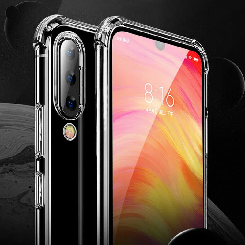 Прозрачный Ультратонкий чехол MOESOE для Xiaomi 9 8 Lite Max3 Mix2S F1 A1 A2 Play Redmi Note 7 6 5 4 4X 6A 5A