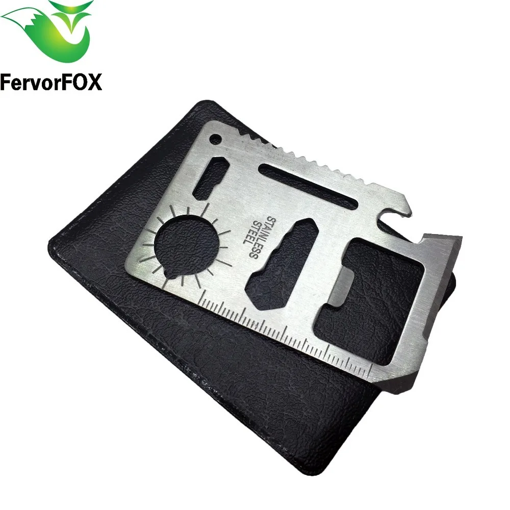 1Pcs New Multi Tools 11 in 1 Multifunction Outdoor Hunting Survival Camping Pocket Military Credit Card Knife | Спорт и развлечения