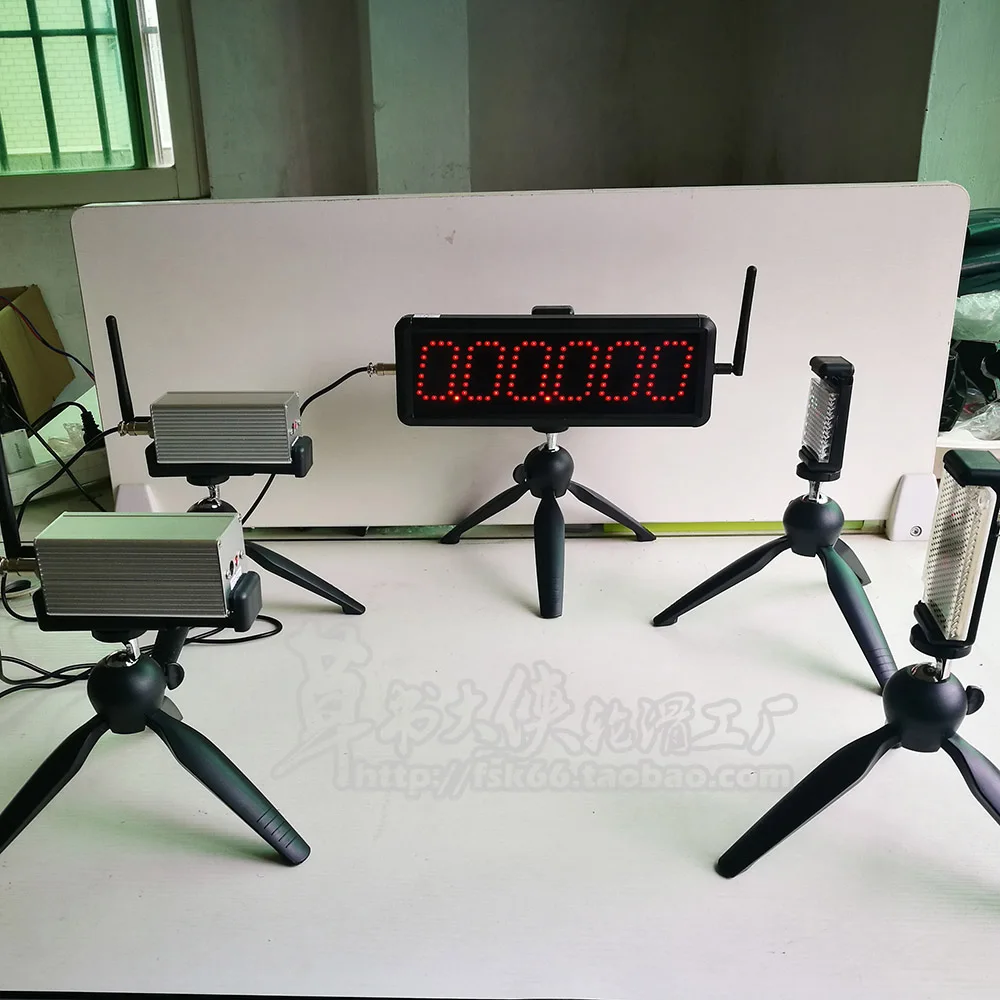 

Single Training Version Wireless Laser Timer, Roller Skating Track and Field Running Bicycle Motorcycle Infrared Timer S-001