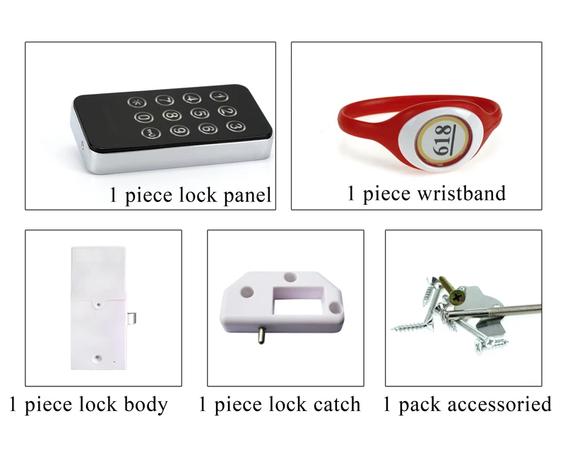 digital code cabinet lock