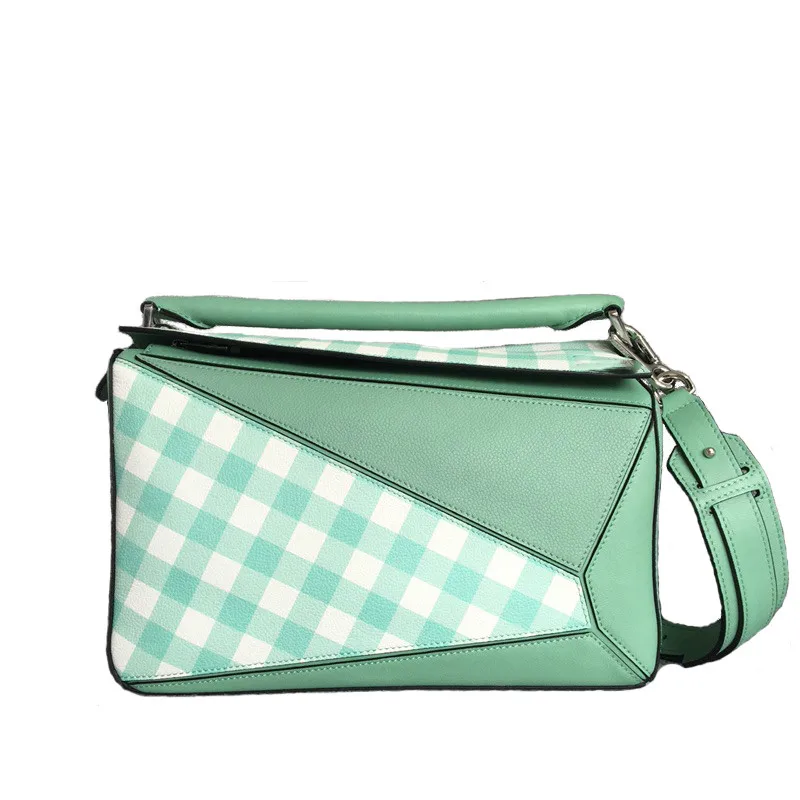 

PISIDIA Luxury Handbags Women Bags Designer Genuine Leather Geometric Female Shoulder Bag Carry Strap Tote Ladies Crossbody Bag