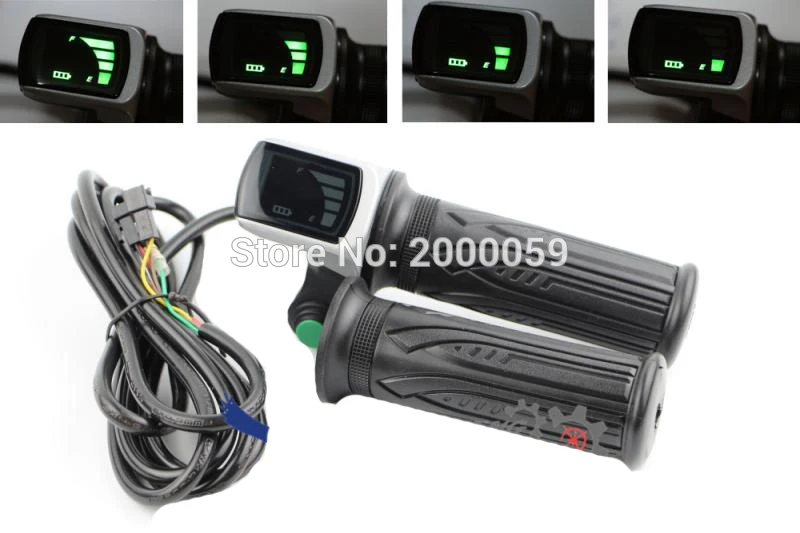 

24V 36V 48V Electric Twist THROTTLE HANDLEBAR GRIPS EBIKE ELECTRIC SCOOTER E-BIKE