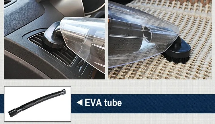 Vácuo do Carro Portátil de Carro Coletor de pó de Limpeza Dual-utilização de Sucção Aspirador de po Mais Limpo Super 12 v 120 w Wet & Dry 12 Vácuo do carro Mais Limpo Portátil de