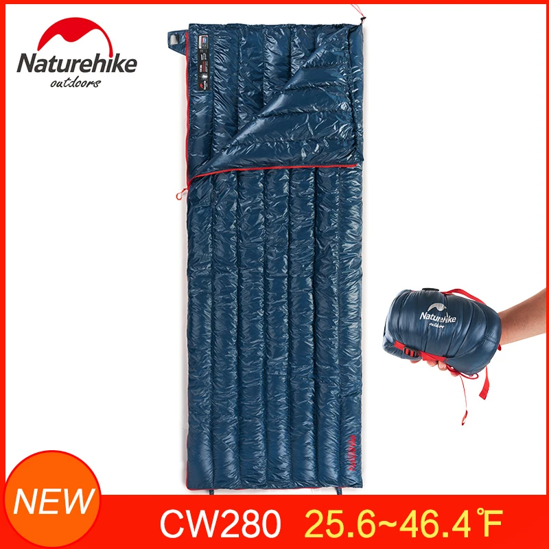 Special Product  Naturehike 570g Ultralight Waterproof Adult Sleeping Bag White Goose Down Bag Envelope Outdoor Camp