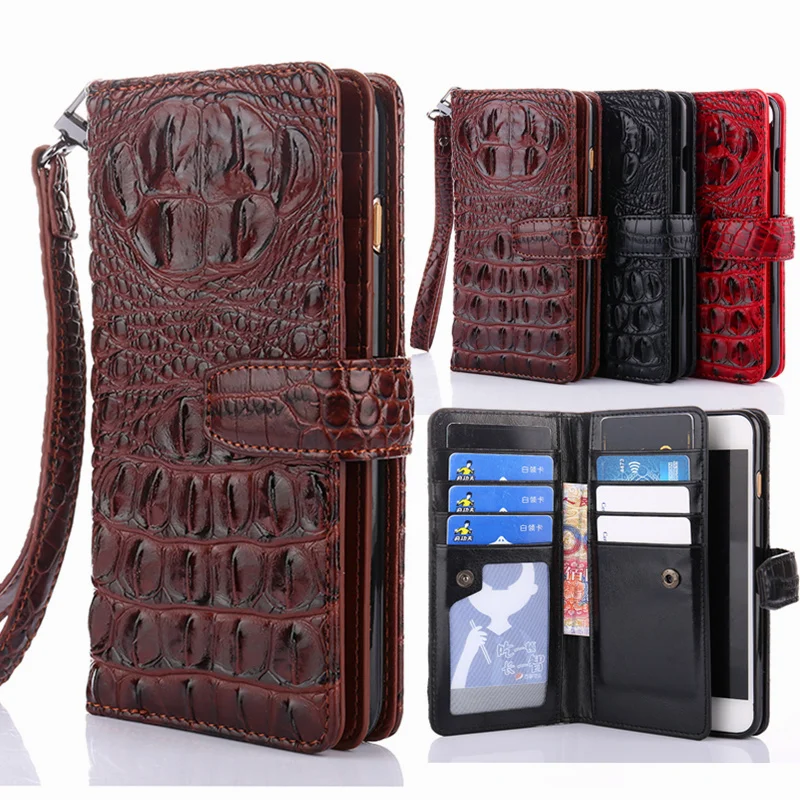 

Case for Xiaomi Redmi Note 5 5A pro plus Luxury Crocodile Leather phone Case for redmi 6 6A Pro Flip cover Stand walletCard Slot