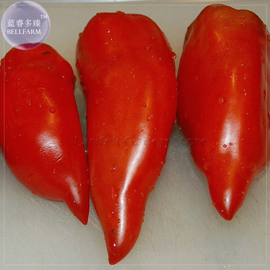 Jersey Devil Tomato Seeds, 100 Seeds, Professional Pack, long red sweet tomatoes E4073
