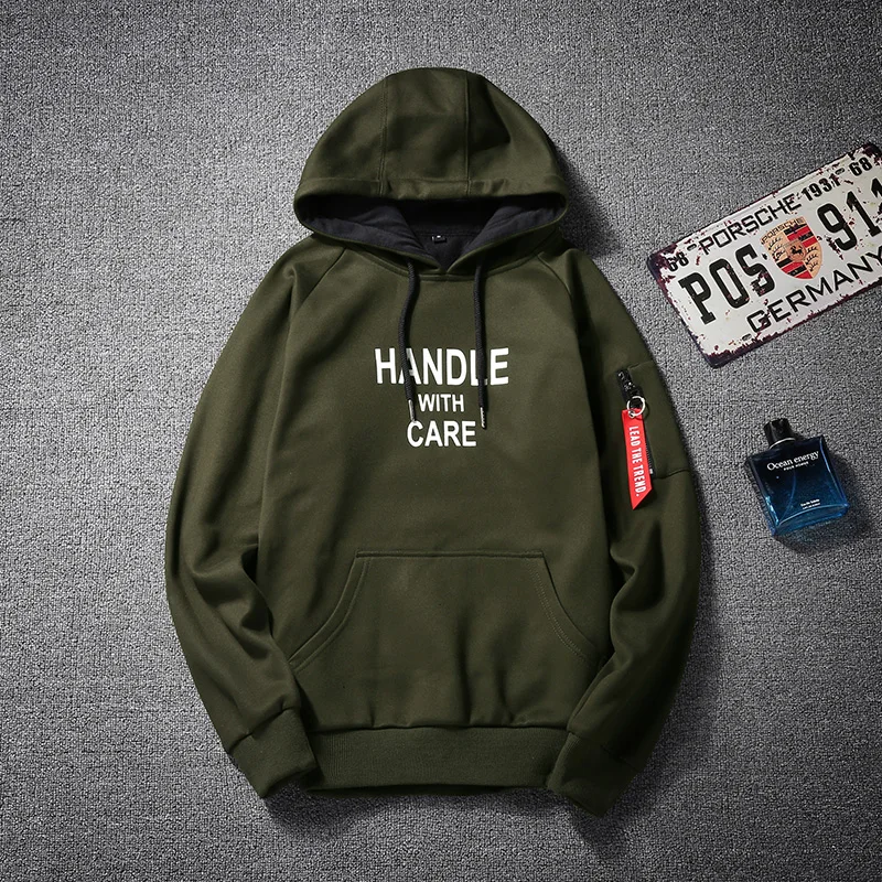 

New Spring Autumn Hoodies Men Cotton Men's Casual Sweatshirt Fashion Pullover Warm Male Hooded Coat High Quality Outwear Big 631