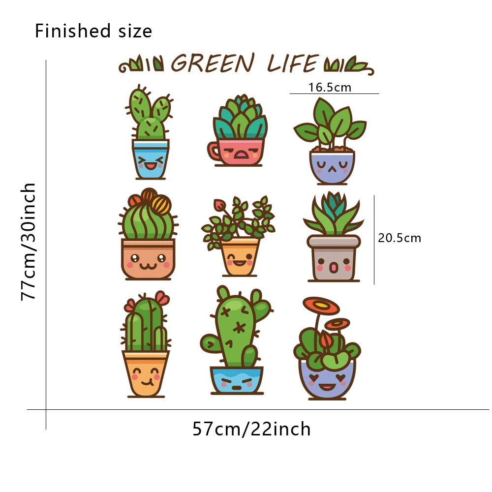 finish size