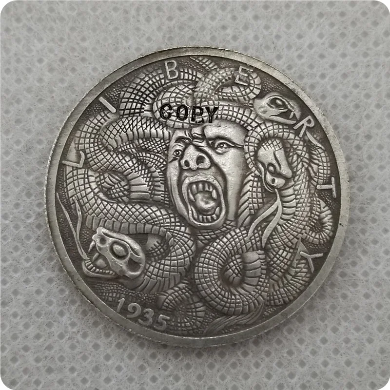 

Hobo Nickel Coin 1935 Walking Liberty Half Dollar copy coins commemorative coins collectibles