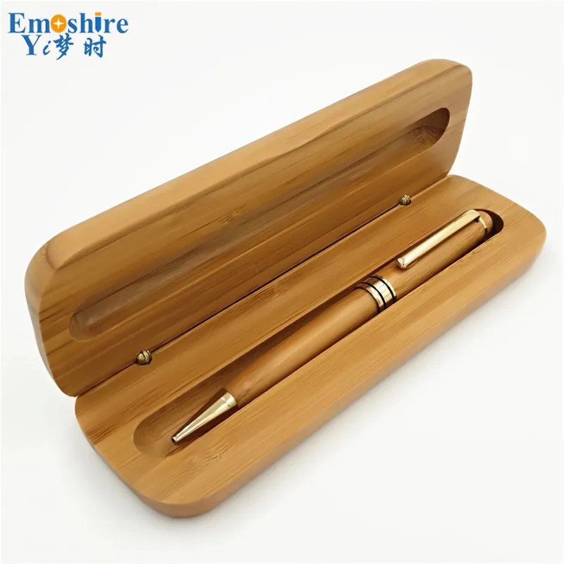 Emoshire Factory Outlet bamboo ball pen fine suit bamboo pencil case bamboo pen custom lettering custom (9)