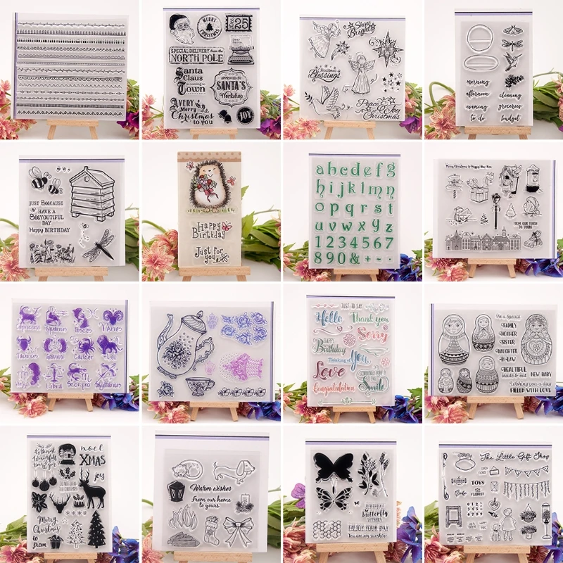 

Baby Clear Silicone Rubber Seal Stamp For DIY Album Scrapbooking Photo Card