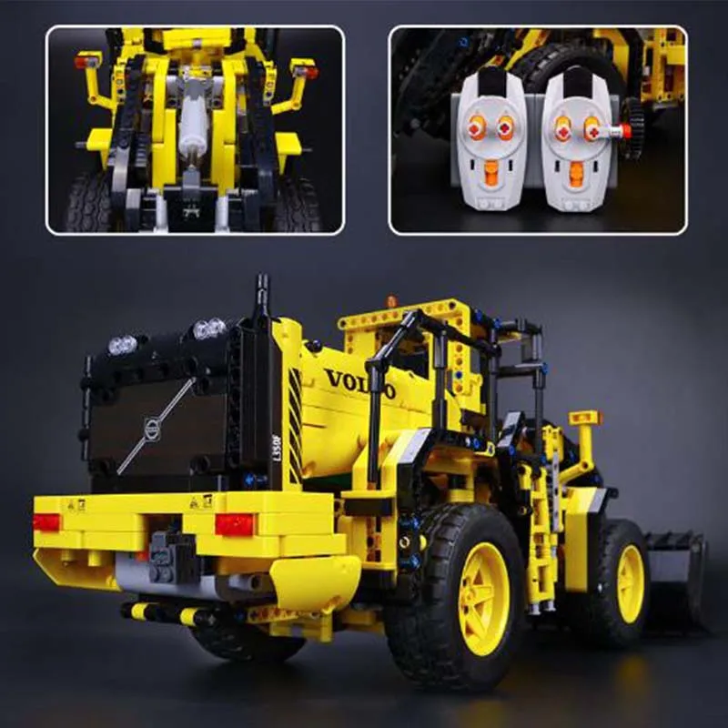 

LEPIN 20007 TECHNIC Motorized Excavator 8043 Building Blocks Bricks DIY 20008 VOLVO L350F Wheel Loader 42030 Children Toys