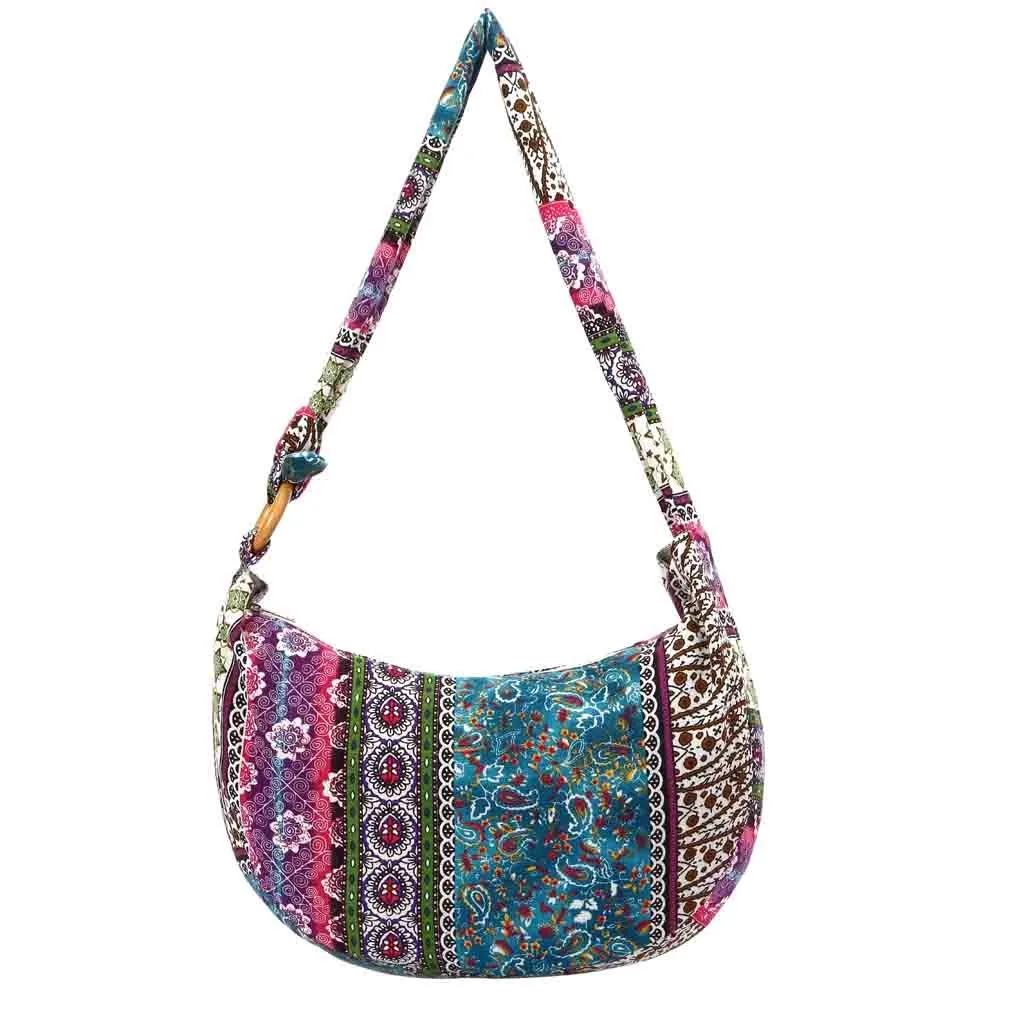 

OCARDIAN Shoulder bag tote bag Canvas Floral Folk-Custom Women Cloth Handbag Printing Crossbody Bags Drop shipping CSV A1126#30