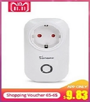 SONOFF S26 US/UK/CN/AU/EU wifi умная розетка, светильник, таймер, 220 В, беспроводной пульт дистанционного управления Alexa Google Home