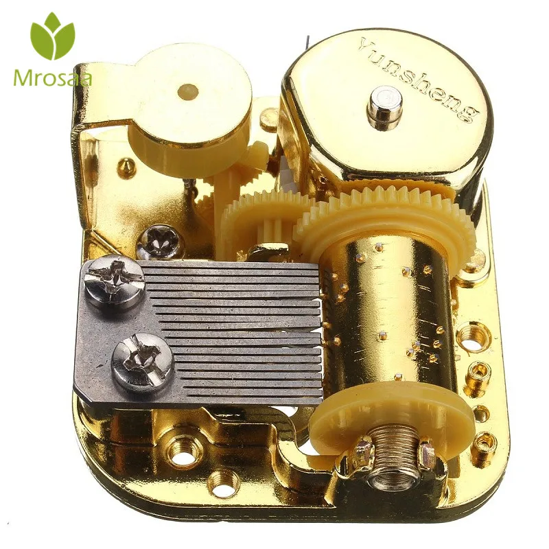 

18 Tones Hand Crank Music box DIY Mechanical Box Movements Musical Castle in the sky Melody Brinquedos Gift Musical boxes