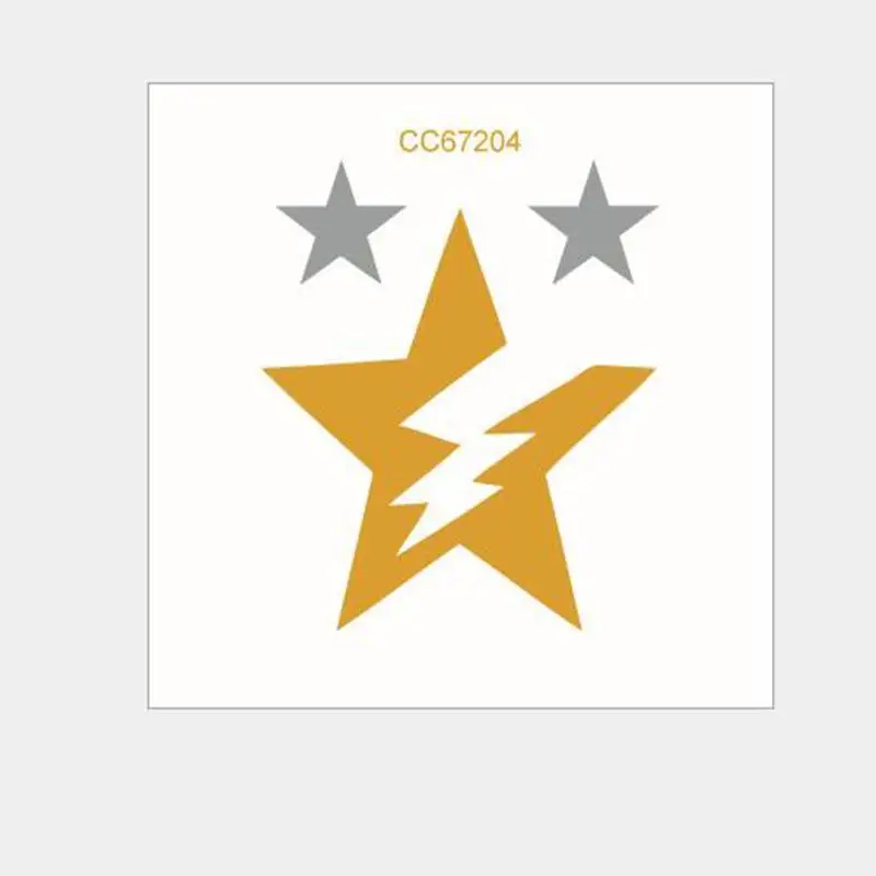 18 Sale Flash Metal Waterproof Temporary Sticker Gold Color Stripe geometry Men Women Water Transfer Tattoo Sticker Body Art - Цвет: 18