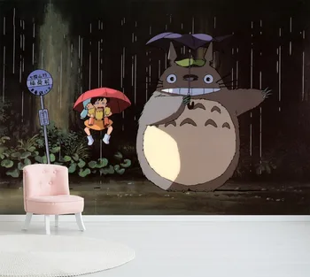 

[Self-Adhesive] 3D My Neighbor Totoro 55 Japan Anime Wall Paper mural Wall Print Decal Wall Murals