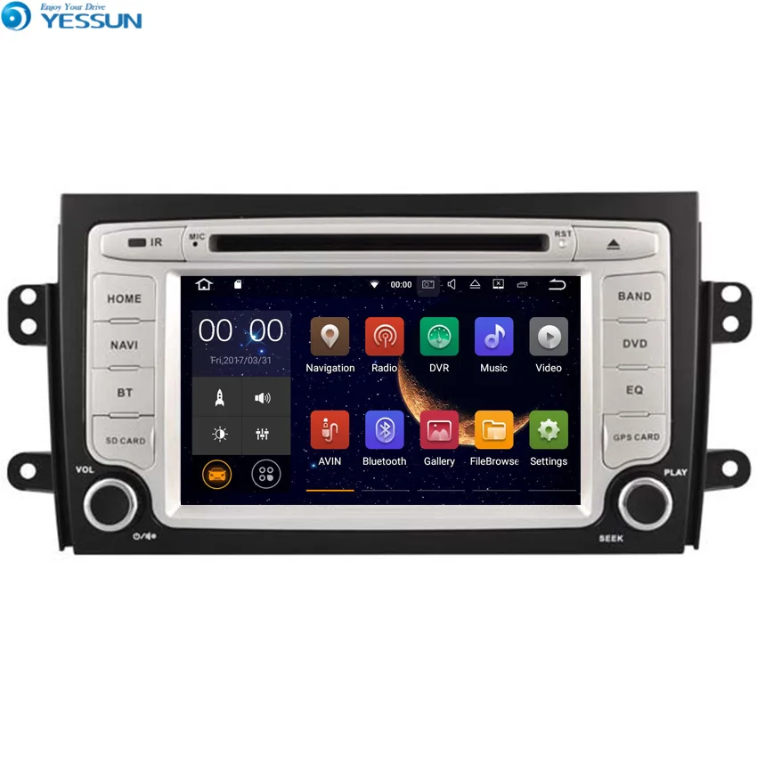 Best YESSUN Android Radio Car DVD Player For Suzuki-SX4 2006~2011 Stereo Radio Multimedia GPS Navigation With WIFI Bluetooth AM/FM 1