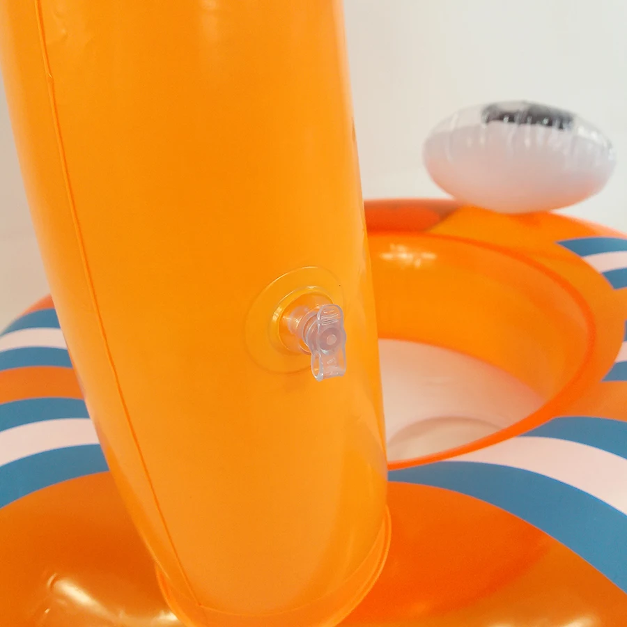 Мультфильм Пластиковые безопасные надувные ПВХ младенца плавательный сиденье лодка Регулируемый Зонт сиденье бассейн аксессуары