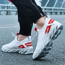 Новейшая Мужская водонепроницаемая походная обувь с эластичным ремешком, мужская обувь для улицы, дышащая мягкая горная обувь с поддержкой размера плюс