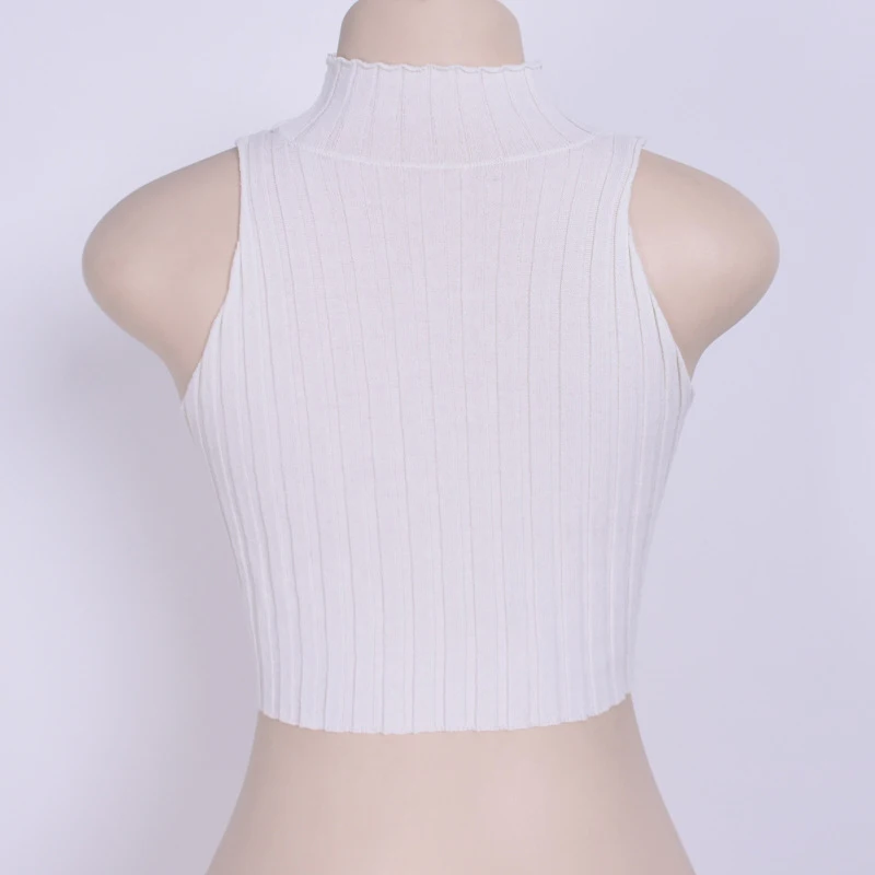 Forefair Halter Knitted Sexy Top Summer  (1)
