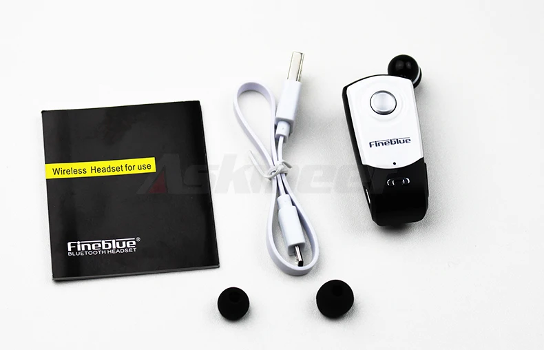 Fineblue F960 Bluetooth Stereo Earphone Wireless Handsfree Earbuds Headset with Mic Calls Remind Vibration Wear Clip Driver (9)