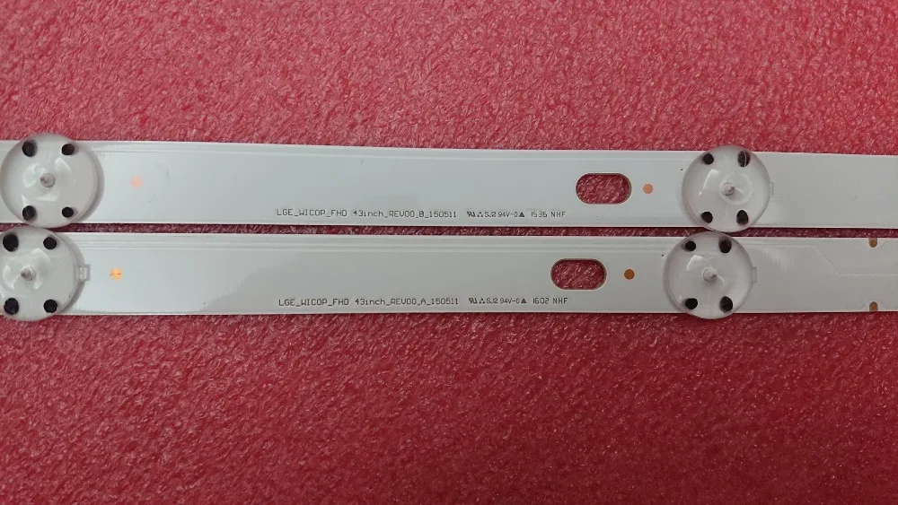 Novo Kit 6 PCS tira retroiluminação LED