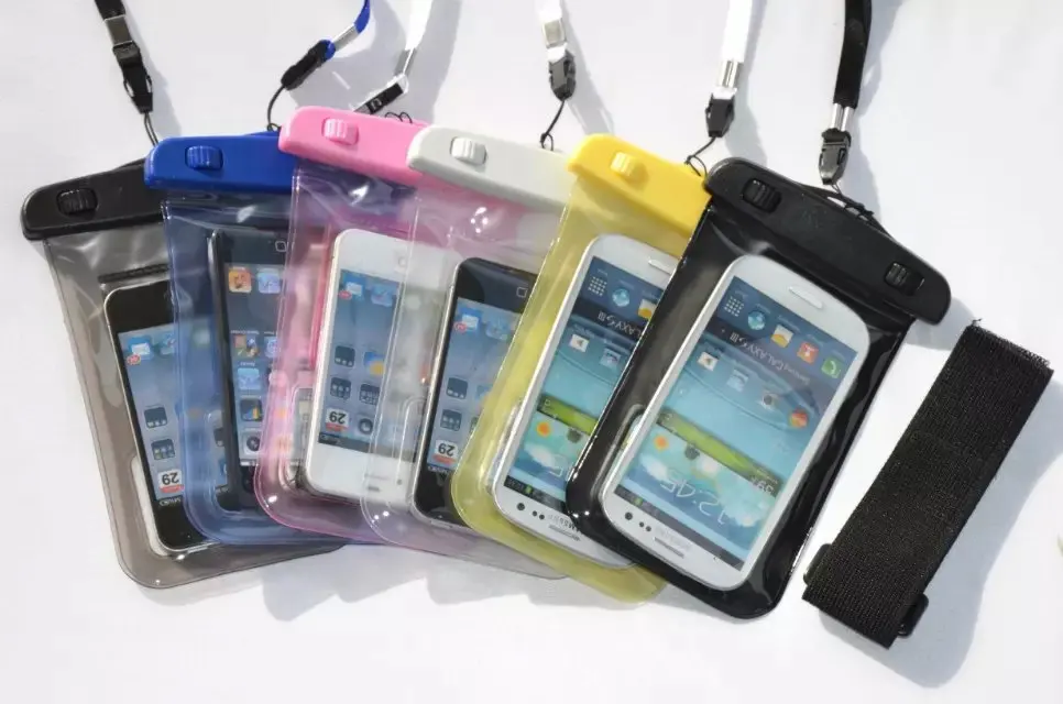 Nuevos de PVC impermeable de buceo bajo el agua de caja para el LG G3 G4 SONY Z4 Z3 HTC HUAWEI honor 7 6 5.5 bolso del teléfono|bag|bag accessoriesbag